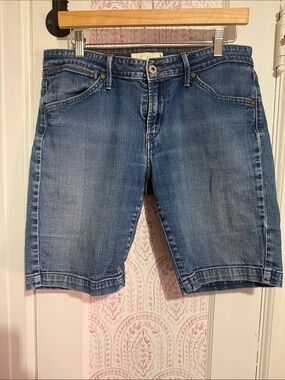 Levi's Blue Women's Denim Bermudas